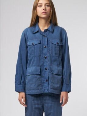 The Great, Women's Blue Utility Jacket